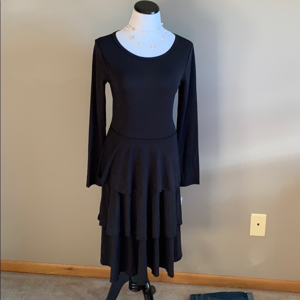 Lularoe Georgia Dress NWT Black Medium